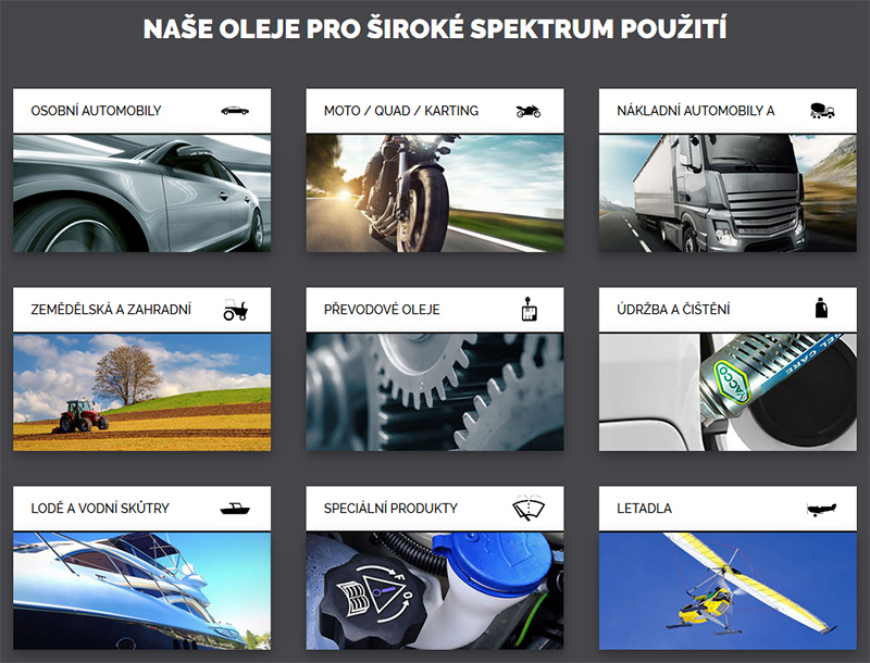 banner kategorie s obrázky